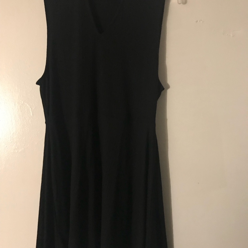 Black mini dress